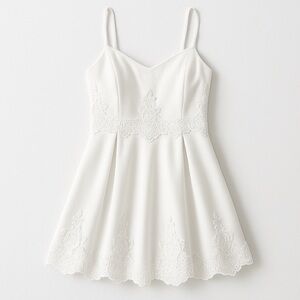 Forever 21 • White Crochet Lace Dress • White • Size S